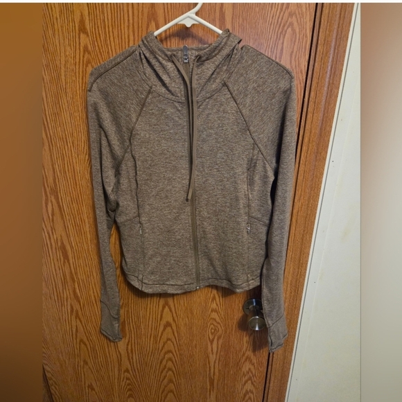 Athleta Tops - Athleta Softluxe Crop Hoodie L tall women's NWT